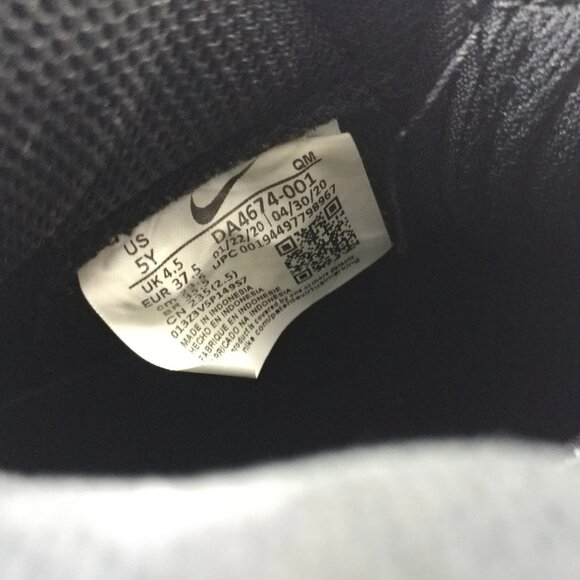 Nike Blazer Mid GS Girls Size 5Y Shoes Black Pink Cheetah DA4674-001 - Picture 3 of 7